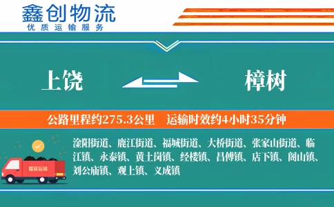 上饶到樟树物流公司
