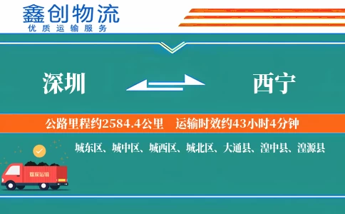 深圳到西宁物流公司