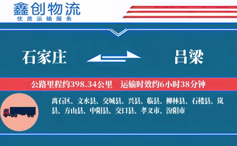 石家庄到吕梁物流公司