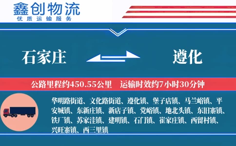 石家庄到遵化物流公司