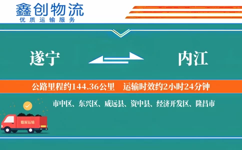遂宁到内江物流公司