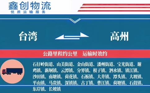台湾到高州物流公司