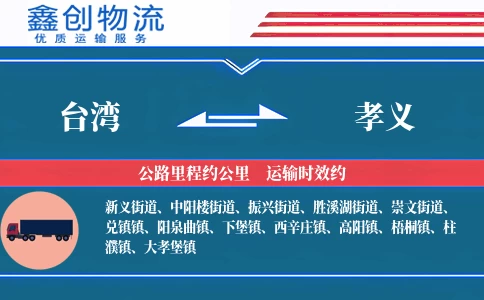 台湾到孝义物流公司