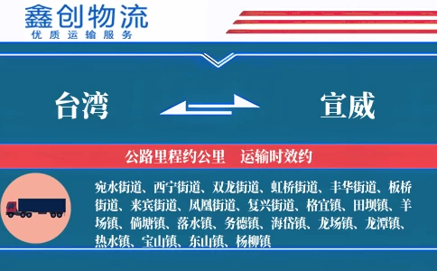 台湾到宣威物流公司