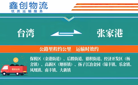 台湾到张家港物流公司