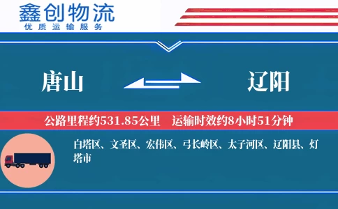 唐山到辽阳物流公司