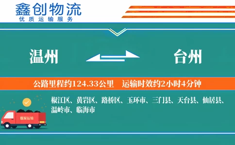温州到台州物流公司