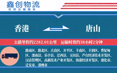 香港到唐山物流公司