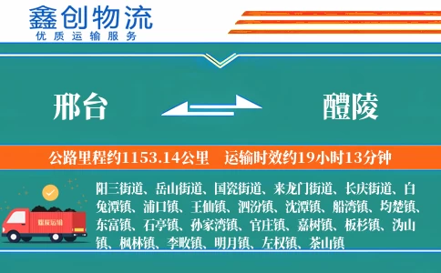 邢台到醴陵物流公司