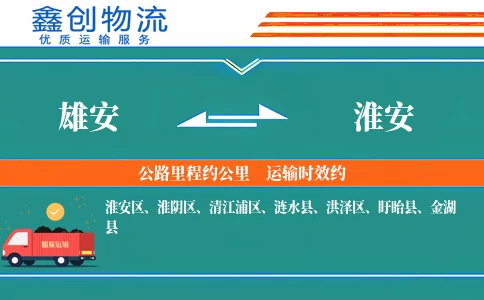 雄安到淮安物流公司