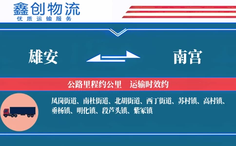 雄安到南宫物流公司