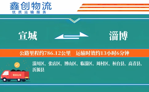 宣城到淄博物流公司