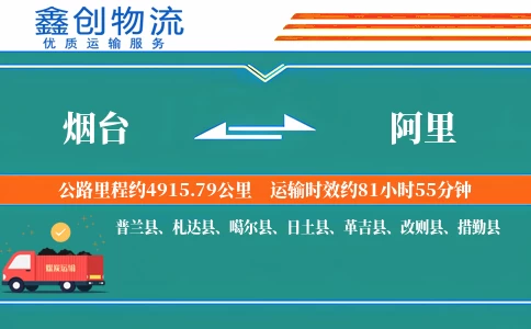 烟台到阿里物流公司