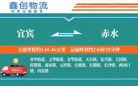 宜宾到赤水物流公司