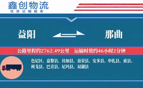 益阳到那曲物流公司