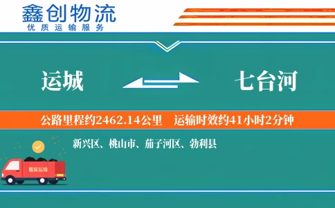 运城到七台河物流公司
