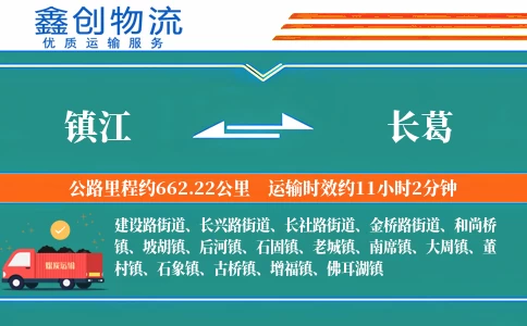 镇江到长葛物流公司