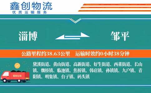 淄博到邹平物流公司